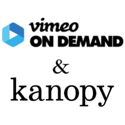 Vimeo & kanopy Logo